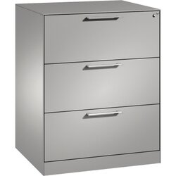 C+P 146243312S10004 Hängeregistraturschrank Asisto A4 2bhg wsalu/wsalu