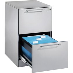 C+P 146275211S10001 Hängeregistraturschrank Asisto A4 1bhg lgr/lgr