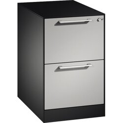 C+P 146275211S10014 Hängeregistraturschrank Asisto A4 1bhg sgr/wsalu