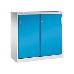 C+P 2057092S10013 Schwerlastschrank Schiebetür 1200x1200x500mm lgr/lbl