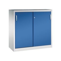 C+P 2057092S10009 Schwerlastschrank Schiebetür 1200x1200x500mm lgr/ebl