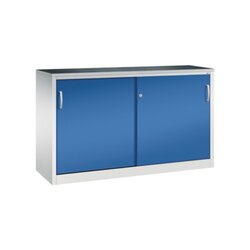 C+P 2156092S10005 Schwerlastschrank Schiebetür 1000x1600x500mm lgr/ebl