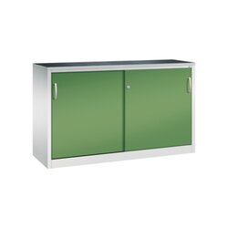 C+P 2156092S10006 Schwerlastschrank Schiebetür 1000x1600x500mm lgr/rgn