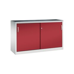 C+P 2156092S10007 Schwerlastschrank Schiebetür 1000x1600x500mm lgr/rrt