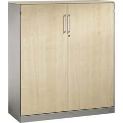 C+P 141012000S10001 Aktensideboard 4OH 1635x1000x435mm wsalu/ah