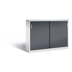 C+P 21471200S10076 Akten-Sideboard 2x3OH 1200x1600x400mm lgr/sgr
