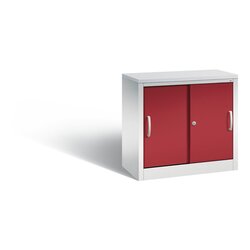 C+P 572200S10095 Akten-Sideboard Schiebetüren 2OH B800mm lgr/rrt