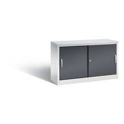 C+P 572300S10111 Akten-Sideboard Schiebetüren 2x2OH B1200mm lgr/swgr