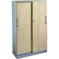 C+P 142012000S10021 Aktensideboard 4OH 1635x1000x435mm wsalu/ah