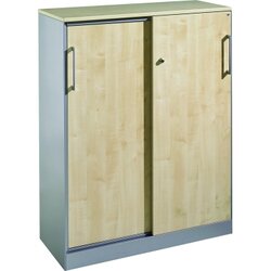 C+P 142032000S10001 Aktensideboard 3OH 1310x1000x435mm wsalu/ah