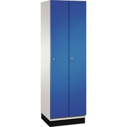 C+P 4510020S10031 Umkleidespind Sockel 2Abteile B600mm lgr/ebl