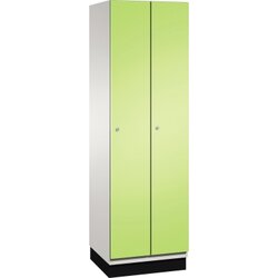 C+P 4510020S10024 Umkleidespind Sockel 2Abteile B600mm lgr/cgn