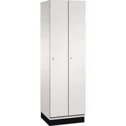C+P 4510020S10019 Umkleidespind Sockel 2Abteile B600mm lgr/lgr