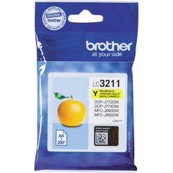 Brother LC3211Y Tintenpatrone gelb 