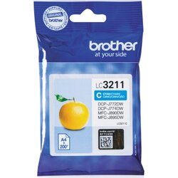Brother LC3211C Tintenpatrone cyan 