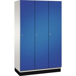 C+P 4510032S10020 Umkleidespind Sockel 3Abteile B1200mm lgr/ebl