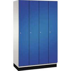 C+P 4510040S10022 Umkleidespind Sockel 4Abteile B1200mm lgr/ebl