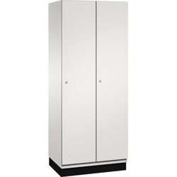C+P 4510022S10012 Umkleidespind Sockel 2Abteile B800mm lgr/lgr