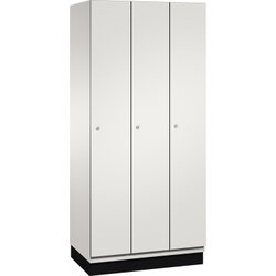 C+P 4510030S10053 Umkleidespind Sockel 3Abteile B900mm lgr/lgr