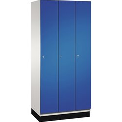 C+P 4510030S10055 Umkleidespind Sockel 3Abteile B900mm lgr/ebl