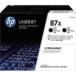 HP CF287XD Toner 87X 18.000Seiten schwarz 2 St./Pack.