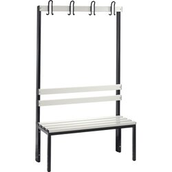 C+P 8050100S10011 Garderobenbank 1710x1000x403mm sgr/lgr