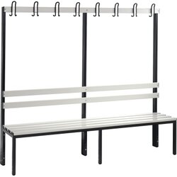 C+P 8052100S10014 Garderobenbank 1710x1960x403mm sgr/lgr
