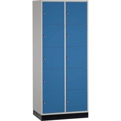 C+P 8570203S10020 Schließf.schrank 10Fächer 1950x820x600mm lgr/lbl