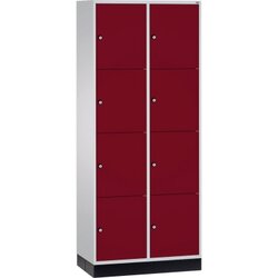 C+P 8470202S10142 Schließf.schrank 8Fächer 1950x820x500mm lgr/rrt