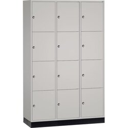 C+P 8470302S10011 Schließf.schrank 12Fächer 1950x1220x500mm lgr/lgr