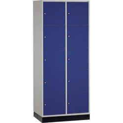 C+P 8570203S10011 Schließf.schrank 10Fächer 1950x820x600mm lgr/ebl
