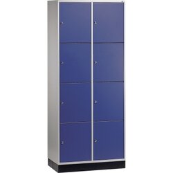 C+P 8470202S10008 Schließf.schrank 8Fächer 1950x820x500mm lgr/ebl
