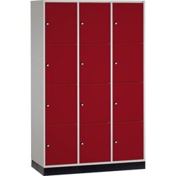 C+P 8470303S10073 Schließf.schrank 12Fächer 1950x1220x600mm lgr/rrt