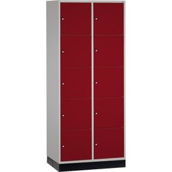 C+P 8570203S10003 Schließf.schrank 10Fächer 1950x820x600mm lgr/rrt