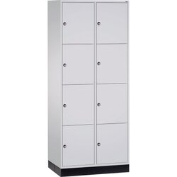 C+P 8470203S10007 Schließf.schrank 8Fächer 1950x820x600mm lgr/lgr