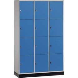 C+P 8470302S10041 Schließf.schrank 12Fächer 1950x1220x500mm lgr/lbl