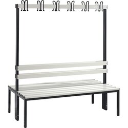 C+P 8051200S10022 Garderobenbank 1710x1500x756mm sgr/lgr