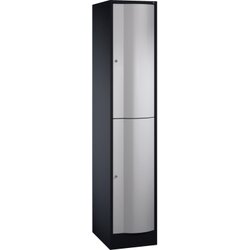 C+P 8270172S10045 Doppelspind 2Fächer 1950x396x540mm sgr/wsalu
