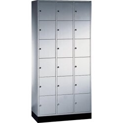 C+P 8670301S10004 Schließf.schrank 18Fächer 1950x920x500mm lgr/lgr