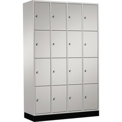 C+P 8470401S10010 Schließf.schrank 16Fächer 1950x1220x500mm lgr/lgr