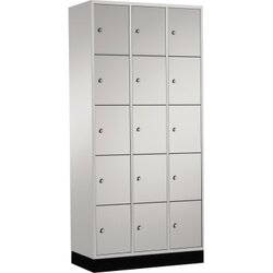 C+P 8570301S10004 Schließf.schrank 15Fächer 1950x920x500mm lgr/lgr