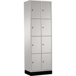 C+P 8470201S10010 Schließf.schrank 8Fächer 1950x620x500mm lgr/lgr