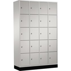 C+P 8570401S10002 Schließf.schrank 20Fächer 1950x1220x500mm lgr/lgr