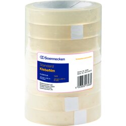 Soennecken 5848 Klebefilm 19mmx66m transparent 8 St./Pack.