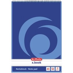 Herlitz 110510 Spiralnotizblock DIN A5 60g 50Bl. liniert
