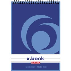Herlitz 110619 Herlitz Spiralnotizblock DIN A6 60g 50Bl liniert
