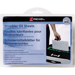 Rexel® 2101949 Öl-Blätter für Aktenvernichter 20 St./Pack.