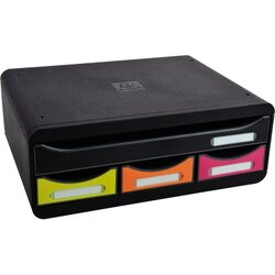Exacompta 319798D Schubladenbox TOOLBOX MINI 4Schübe harlekin