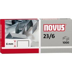 NOVUS 042-0039 Heftklammer 23/6 verzinkt 1.000 St./Pack.
