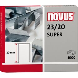 NOVUS 042-0240 Heftklammer 23/20 verzinkt 1.000 St./Pack.